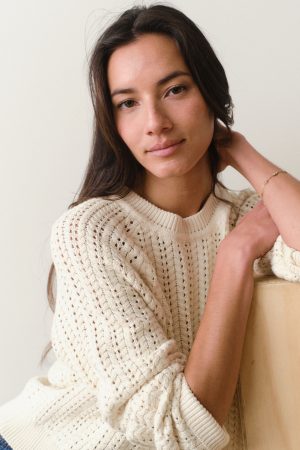 Mina Pointelle Sweater