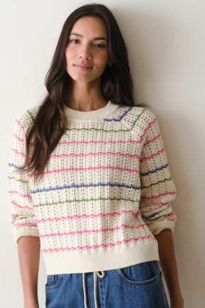 Mina Pointelle Sweater