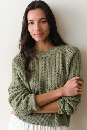 Mina Pointelle Sweater