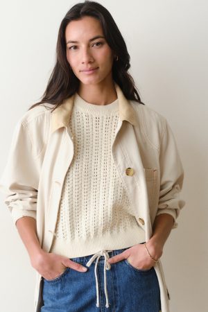 Mina Pointelle Sweater Tank