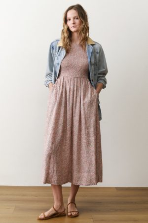 Darcy Smocked Maxi Dress
