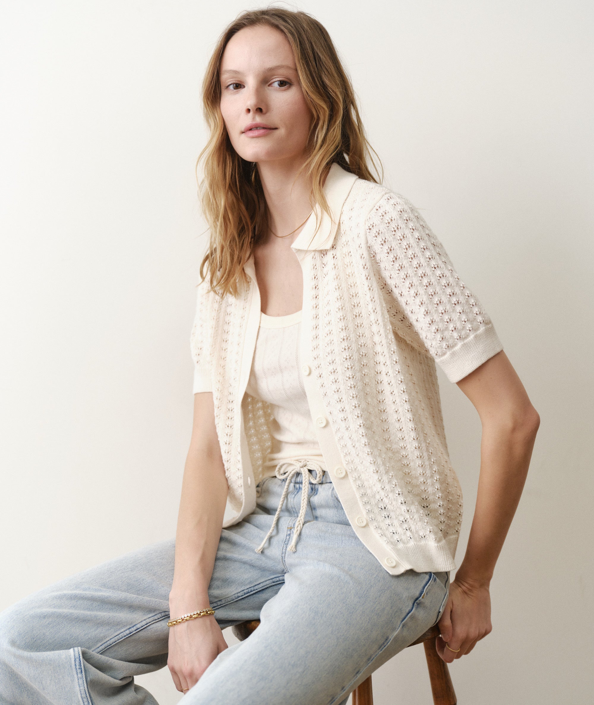 Lynn Knit Resort Shirt - Image 3